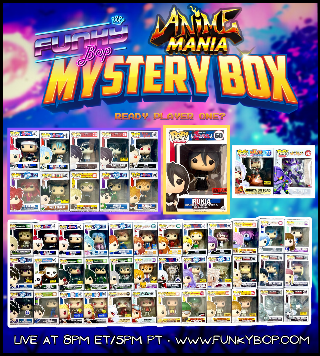 Funky Bop ANIME MANIA Mystery Box - 8.18