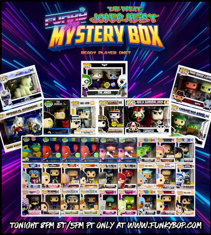 Funky Bop THE GREAT JOKER HEIST Mystery Box - 12.15