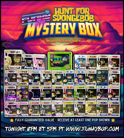 Funky Bop HUNT FOR SPONGEBOB Mystery Box - 2.16