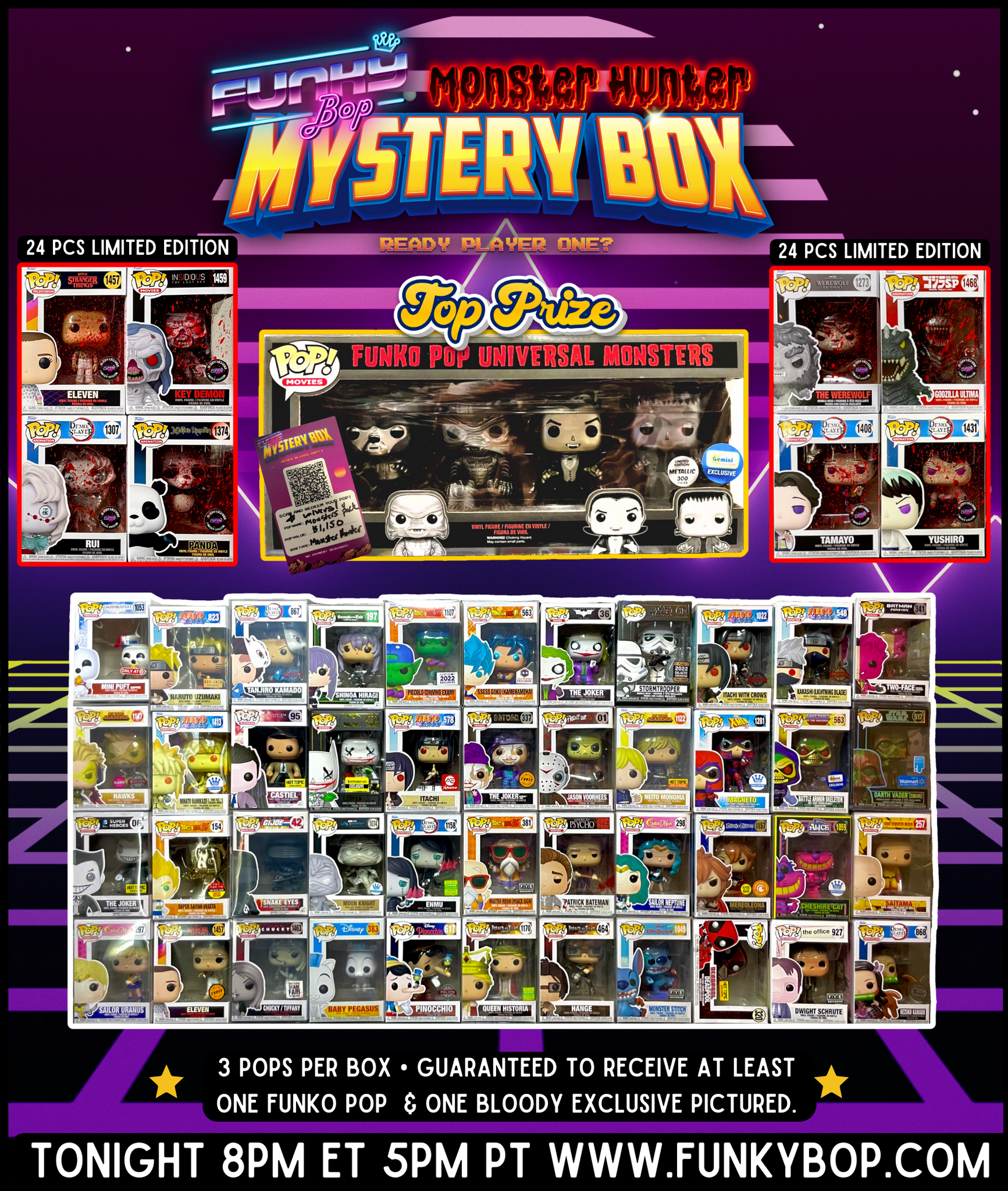 Funky Bop MONSTER HUNTER Mystery Box - 3.15