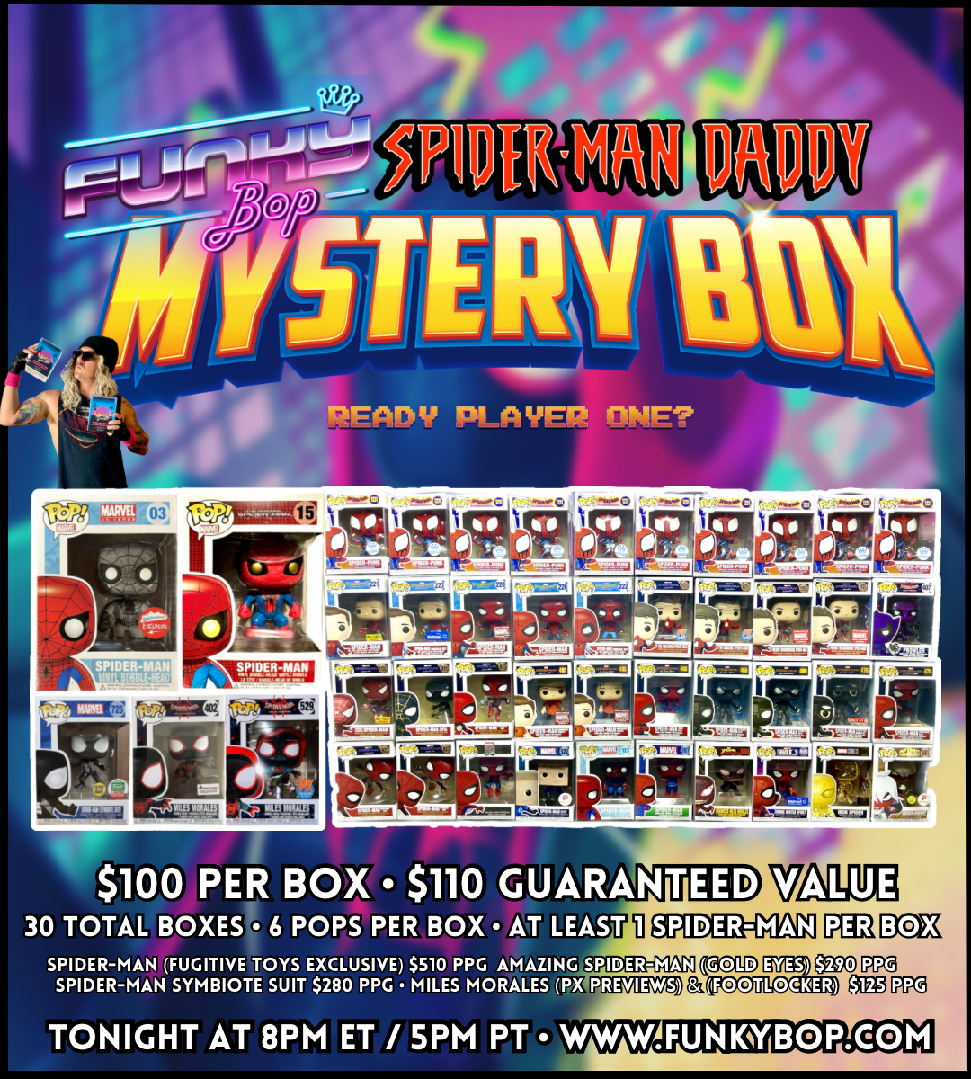 Funky Bop SPIDER-DADDY Mystery Box  - 6.16