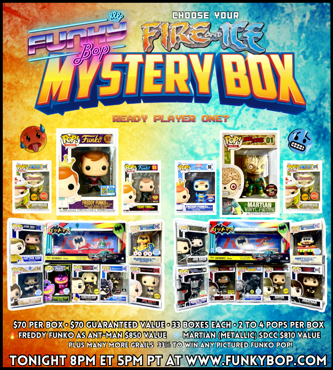 Funky Bop FIRE & ICE Mystery Box  - 7.14