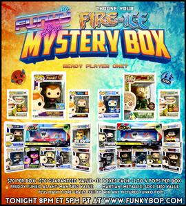 Funky Bop FIRE & ICE Mystery Box  - 7.14
