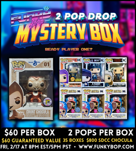 Funky Bop TWO POP DROP Mystery Box - 2.17