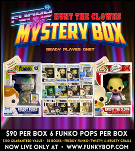 SURPRISE DROP: Funky Bop HUNT THE CLOWNS Mystery Box  - 4.7