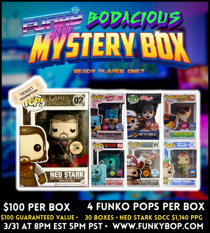 Funky Bop BODACIOUS Mystery Box  - 3.31