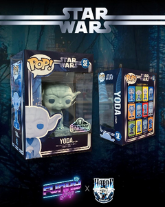 Star Wars Collection - Yoda (Force Ghost) (Glow in the Dark) (6 PCS LE) Funky Bop X The Funko Horde Custom Exclusive