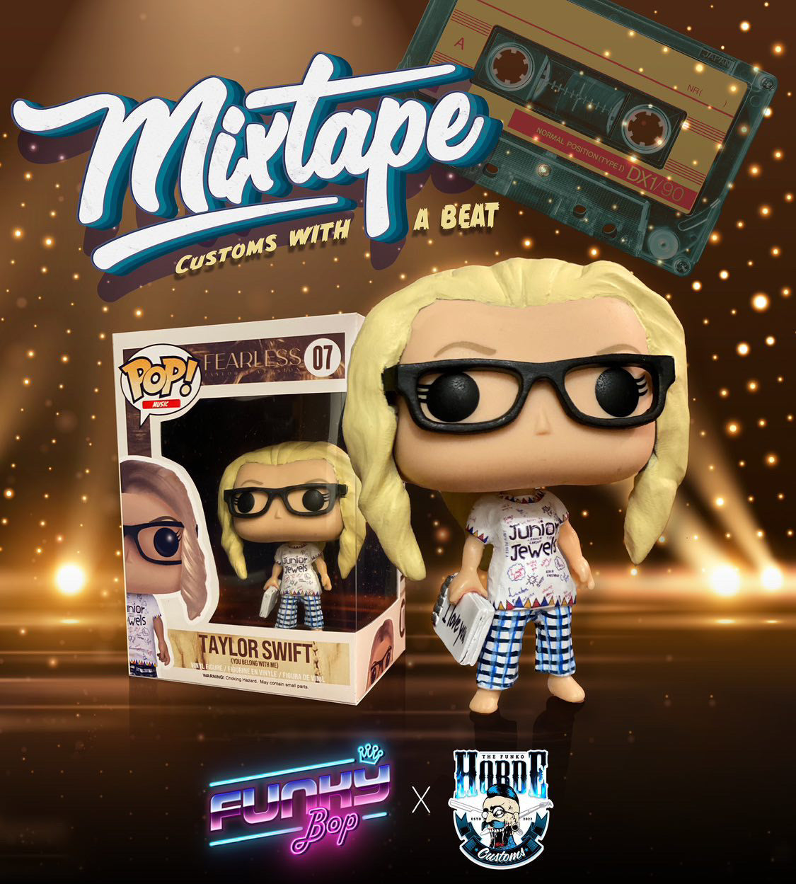 Mixtape - Taylor Swift (Fearless) (1 of 1 Limited Edition) (Funky Bop X TheFunkoHorde Custom Exclusive)