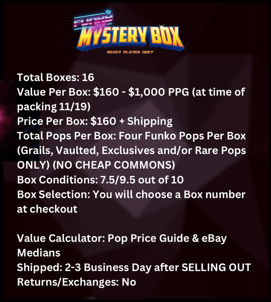 Funky Bop HIGH ROLLERS Mystery Box - 11.21