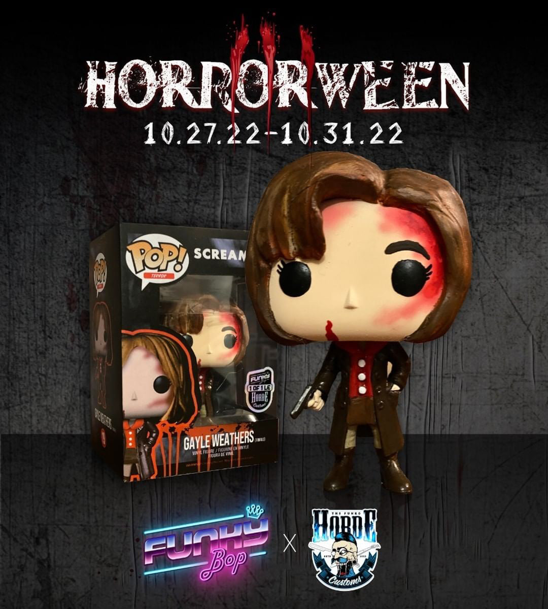 Scream - Gale Weathers (1 of 1 Limited Edition) (Funky Bop X TheFunkoHorde Custom Exclusive)